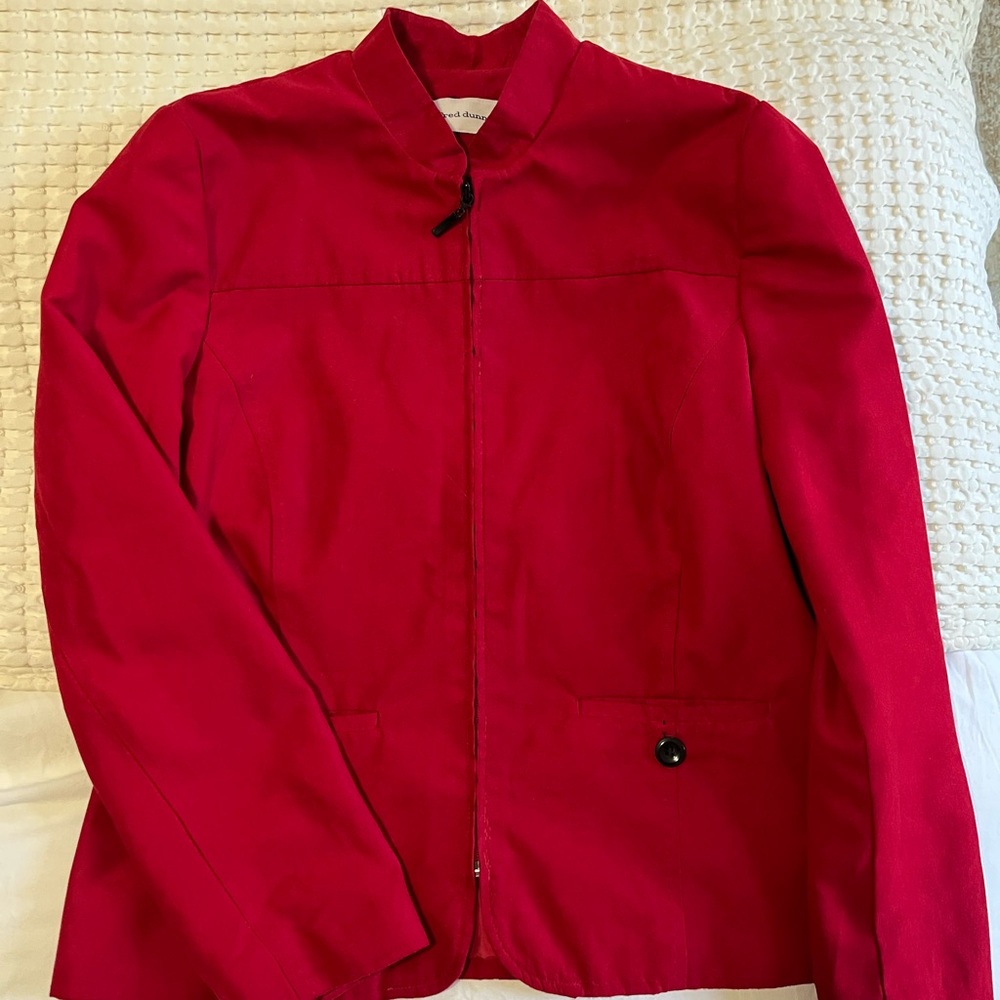 Alfred Dunner Vibrant Red Blazer